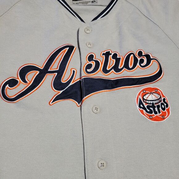 Houston Astros Jersey Tru Fan Series Embroidered Classic Logo - Size XL - Picture 1 of 7